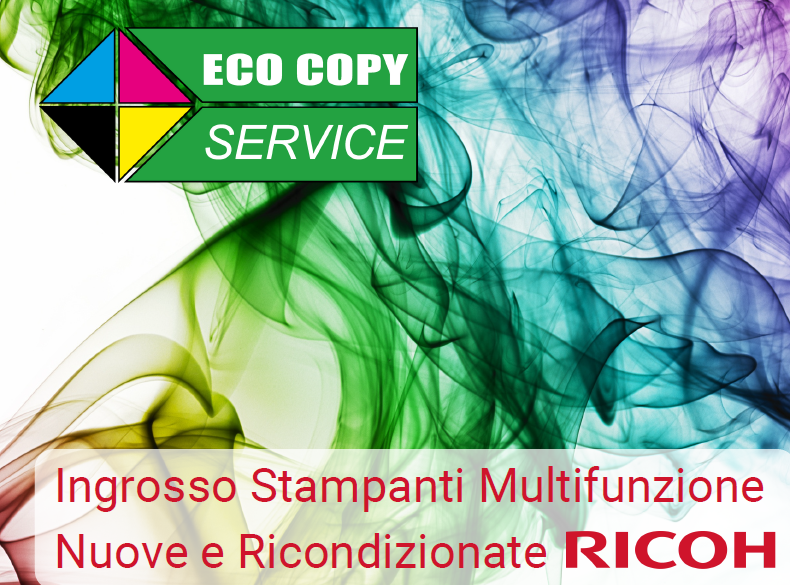 Eco Copy service è un’azienda di Modena che si occupa di rigenerare e commercializzare stampanti multifunzione Ricoh da 15 anni