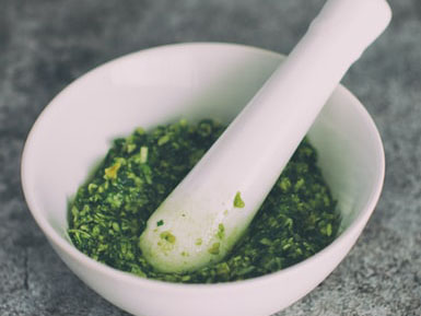 Ricetta Pesto rucola, mandorle e tofu